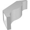 Ekena Millwork 5 1/2-in. W x 18-in. D x 22-in. H Funston Architectural Grade PVC Knee Brace BRCP055X18X22FST - alternate 6